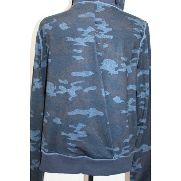 LULULEMON Namaskar Hoodie Jacket Lotus Camo Oil Slick Blue Inkwell Women Size 10 - Picture 4 of 7